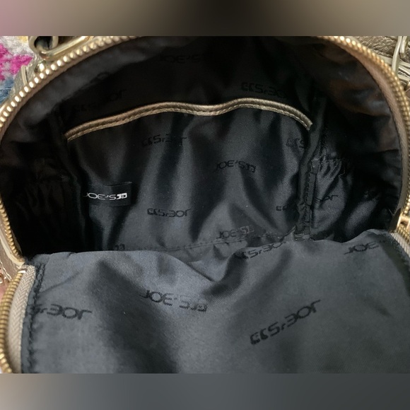 Good Condition, Joe's Jeans "Jordyn" Golden Mini Convertible Backpack/Crossbody - Picture 9 of 9